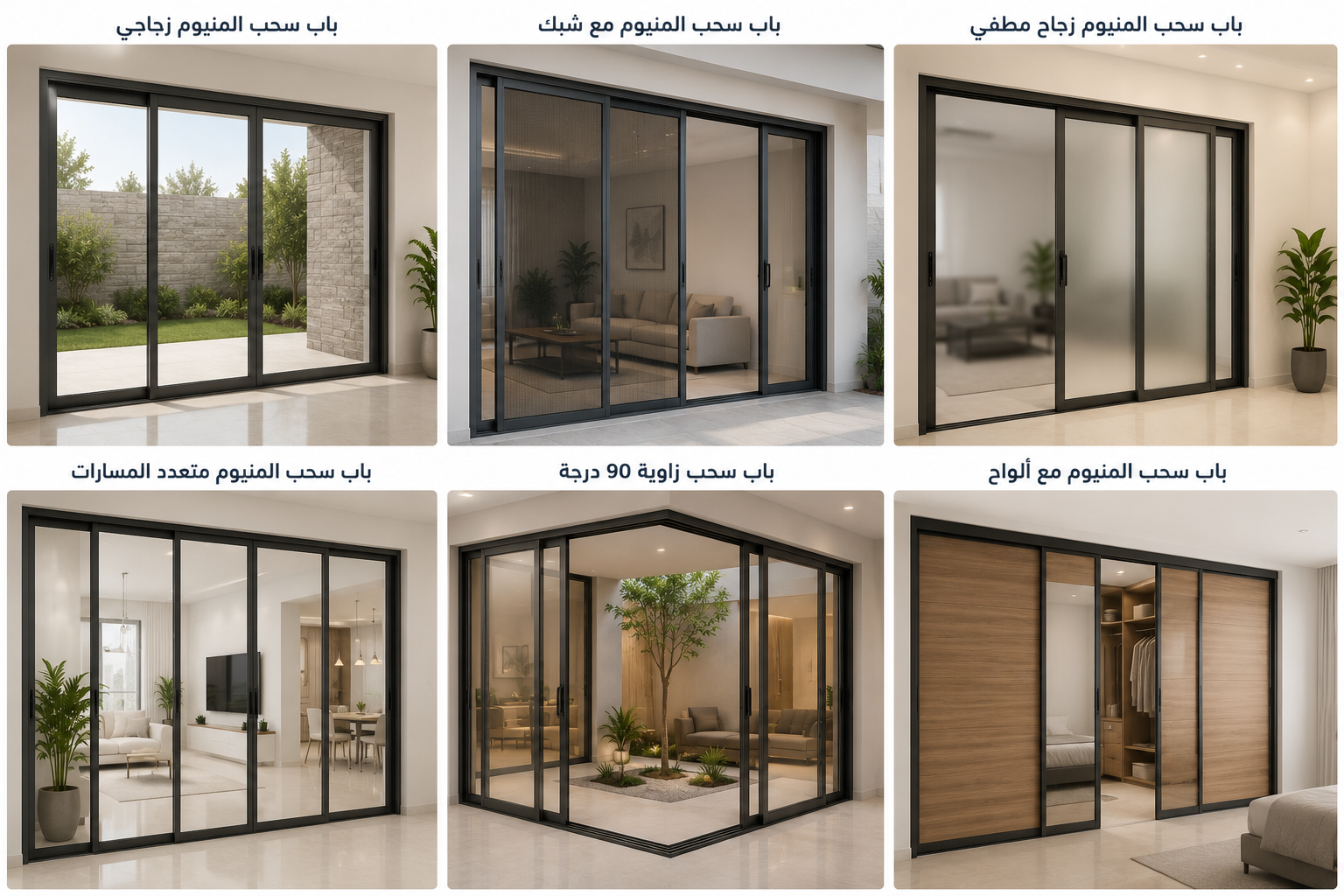 أبواب سحب ألمنيوم المدينة المنورة
