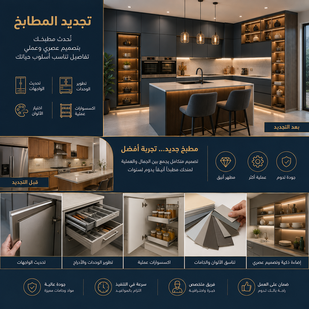 تجديد مطابخ المدينة المنورة