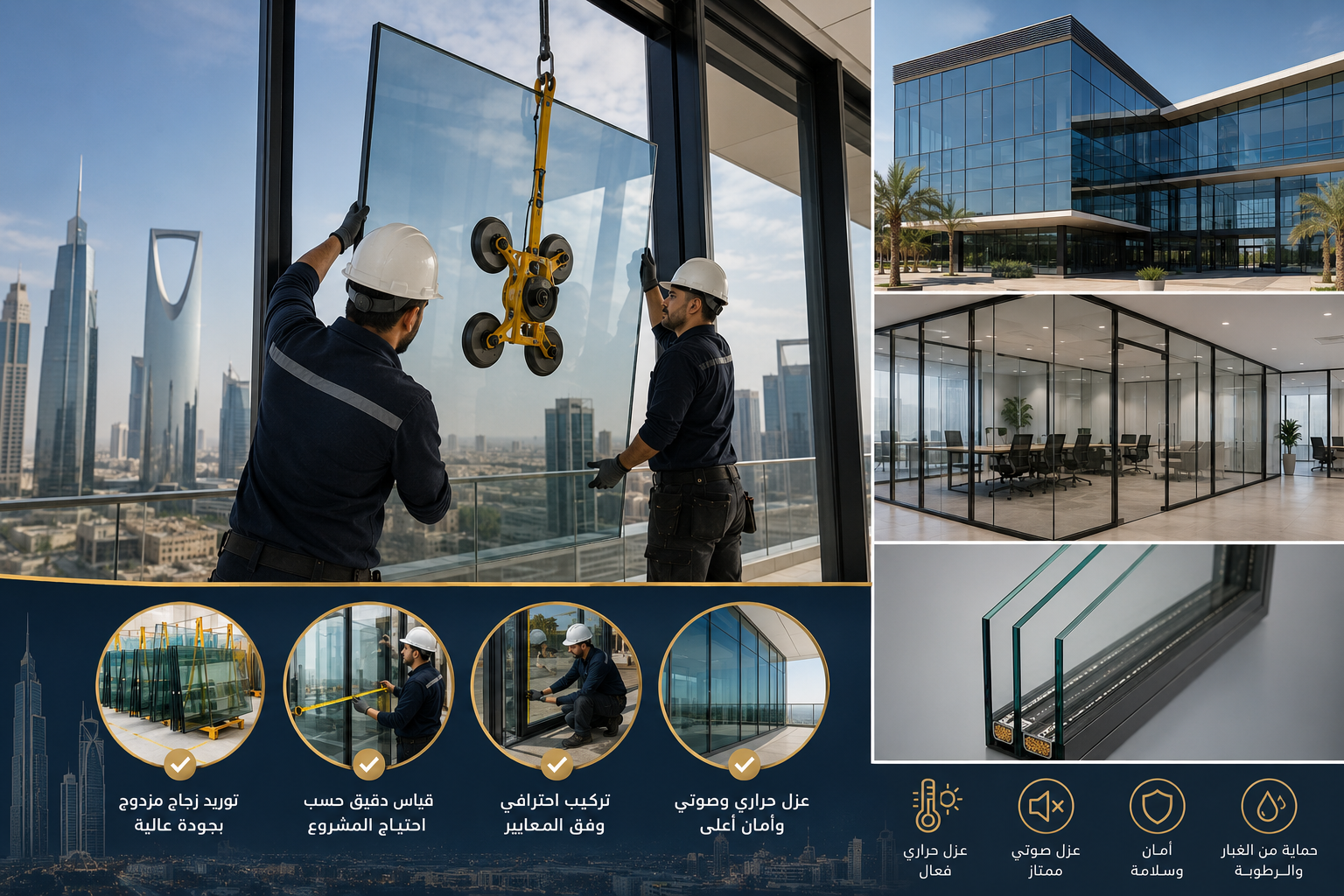 دبل جلاس المدينة المنورة