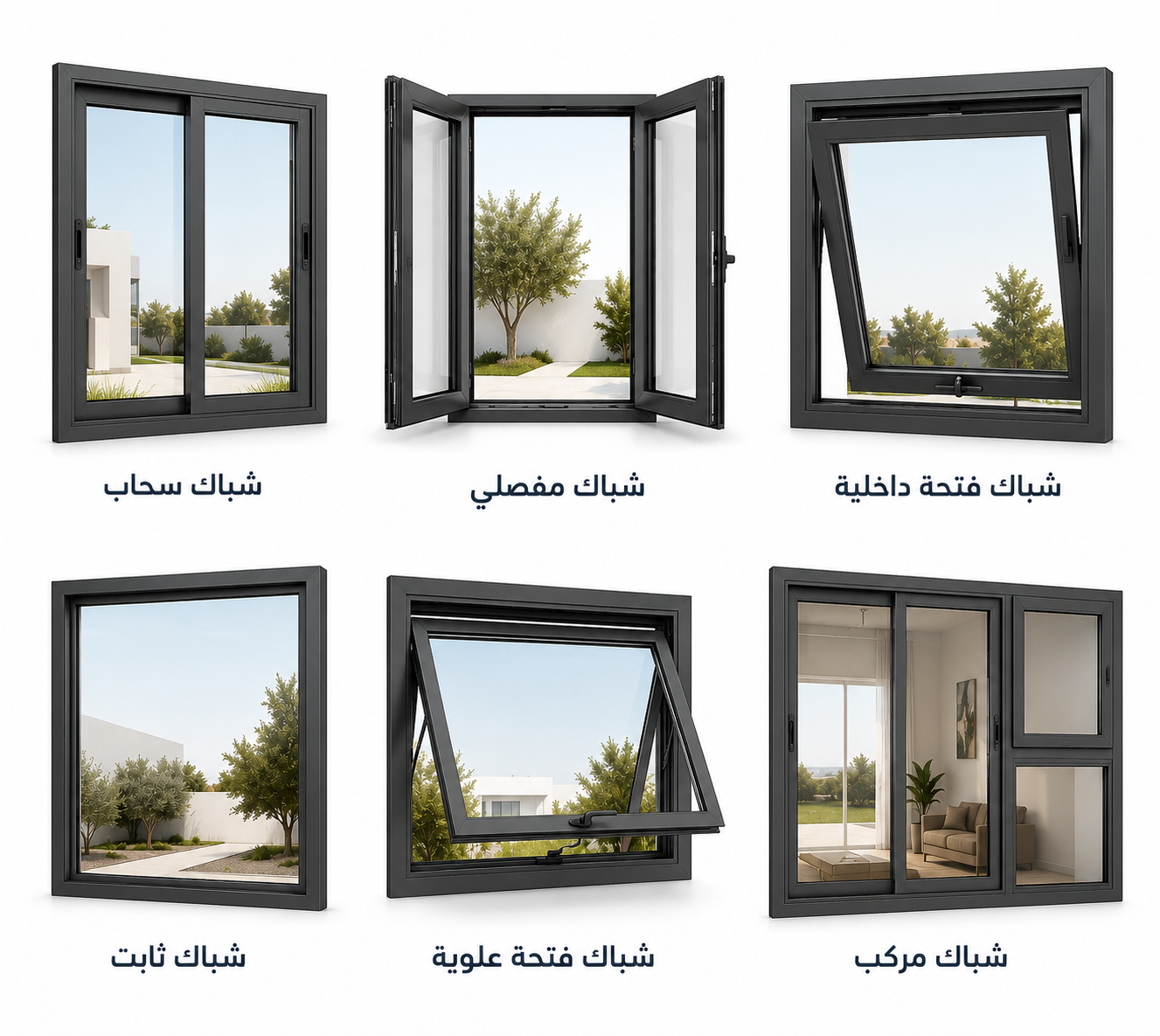 شبابيك ألمنيوم المدينة المنورة