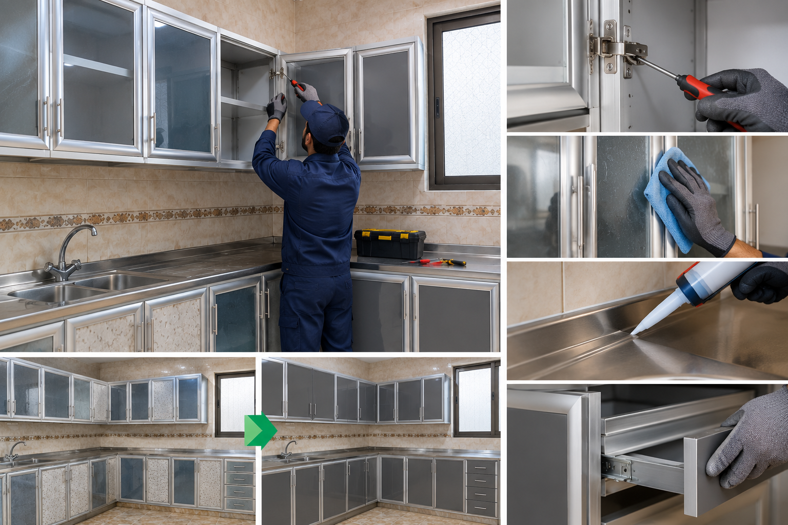 صيانة المطابخ الألمنيوم في المدينة المنورة